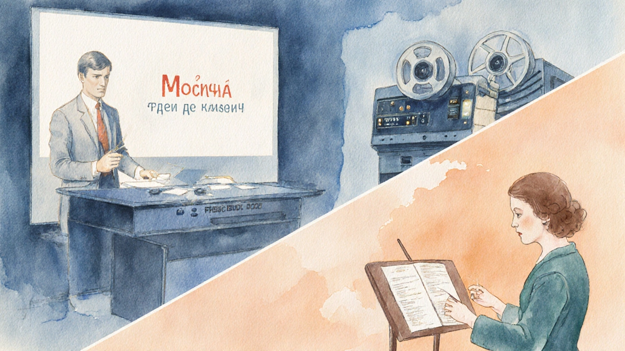 Водяная живопись: киноэкран, монтажёр и композитор в русской тематике.